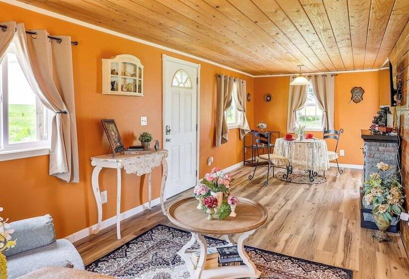 Cozy Water Valley Home W/ Yard & Fire Pit!