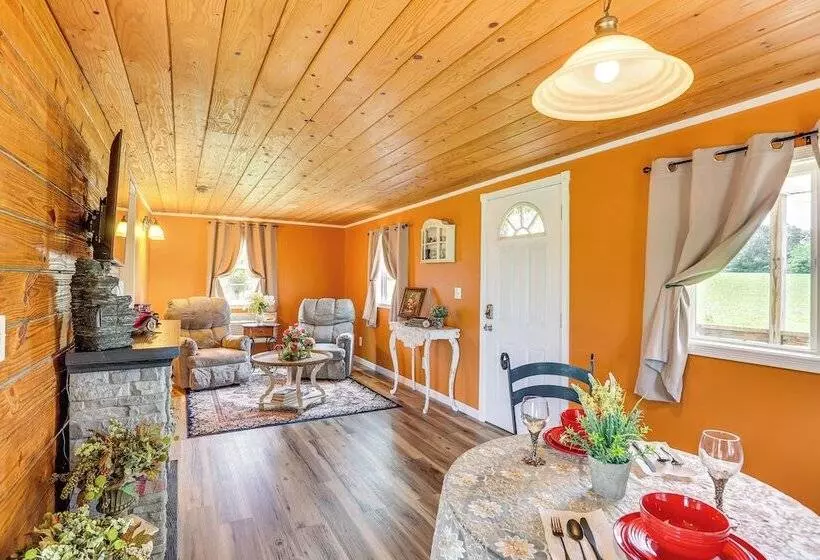 Cozy Water Valley Home W/ Yard & Fire Pit!