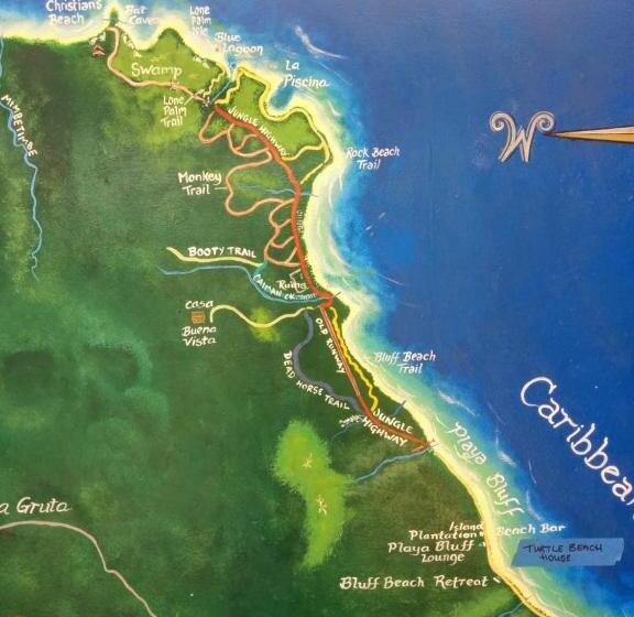 تختخواب و صبحانه Bluff Beach Retreat