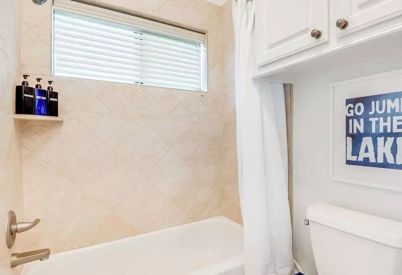 Conroe Lake House: Luxe Pool, Private Dock & Games