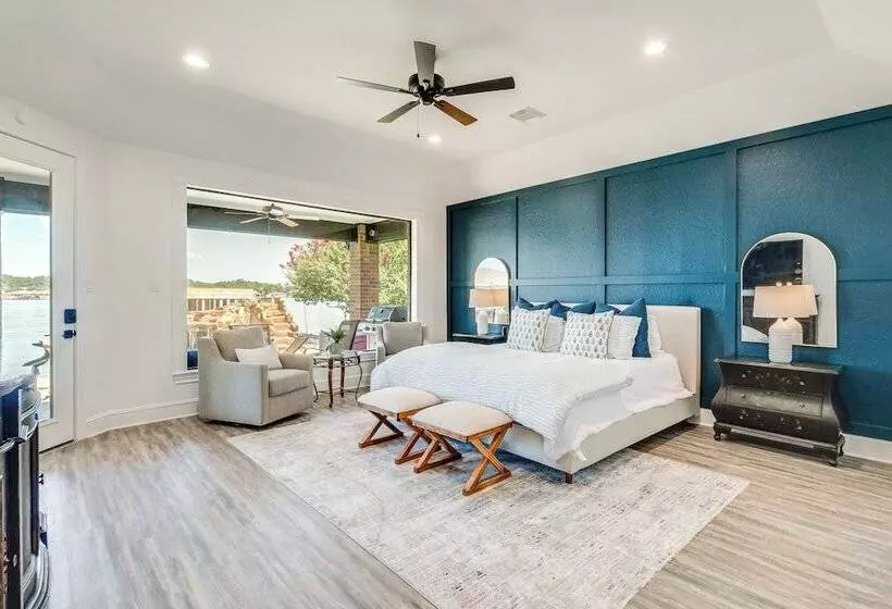 Conroe Lake House: Luxe Pool, Private Dock & Games