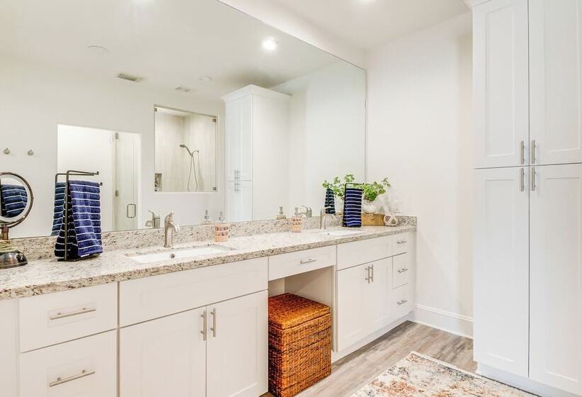 Conroe Lake House: Luxe Pool, Private Dock & Games