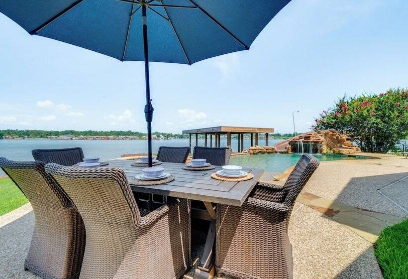 Conroe Lake House: Luxe Pool, Private Dock & Games