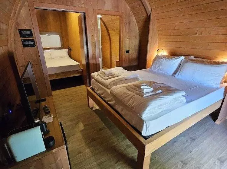 ホテル Vicolungo Glamor Lodge & Spa Ondaland Waterpark