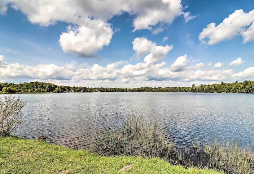 Private Hot Tub: Tree Lined Poconos Home!