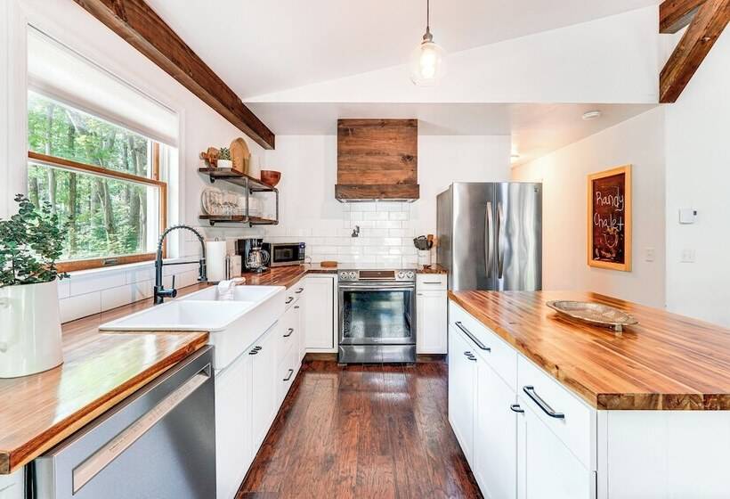 Private Hot Tub: Tree Lined Poconos Home!