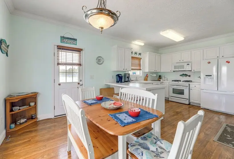 Waterfront Merritt Home W/ Boat Dock & Deck!