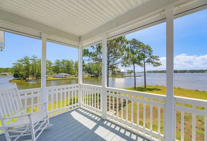 Waterfront Merritt Home W/ Boat Dock & Deck!