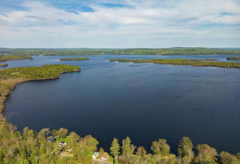 Androscoggin Lakefront Cottage, Boat Dock & Views!