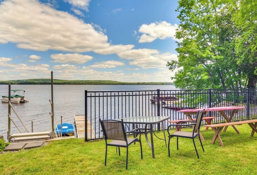 Androscoggin Lakefront Cottage, Boat Dock & Views!