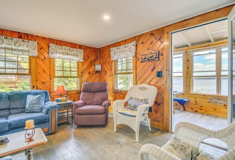 Androscoggin Lakefront Cottage, Boat Dock & Views!