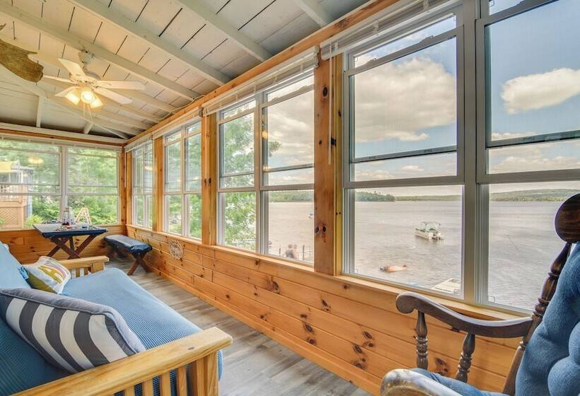 Androscoggin Lakefront Cottage, Boat Dock & Views!