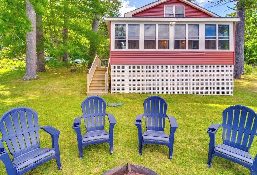 Androscoggin Lakefront Cottage, Boat Dock & Views!