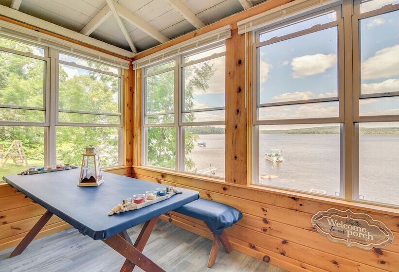 Androscoggin Lakefront Cottage, Boat Dock & Views!