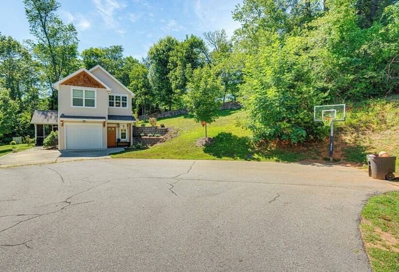 Candler Home W/ Porch & Backyard: Near Asheville!