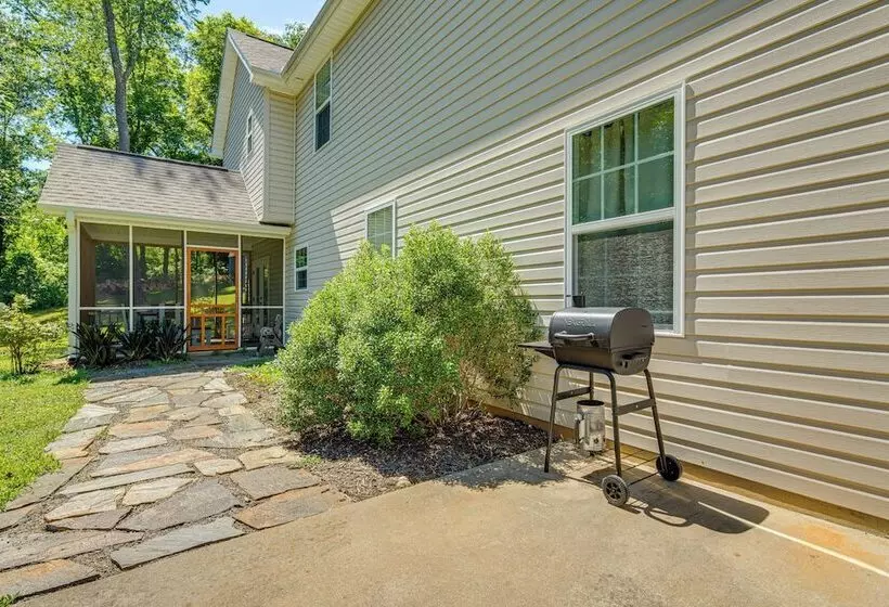 Candler Home W/ Porch & Backyard: Near Asheville!