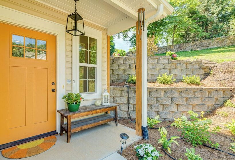 Candler Home W/ Porch & Backyard: Near Asheville!