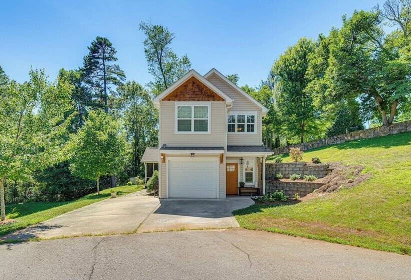 Candler Home W/ Porch & Backyard: Near Asheville!