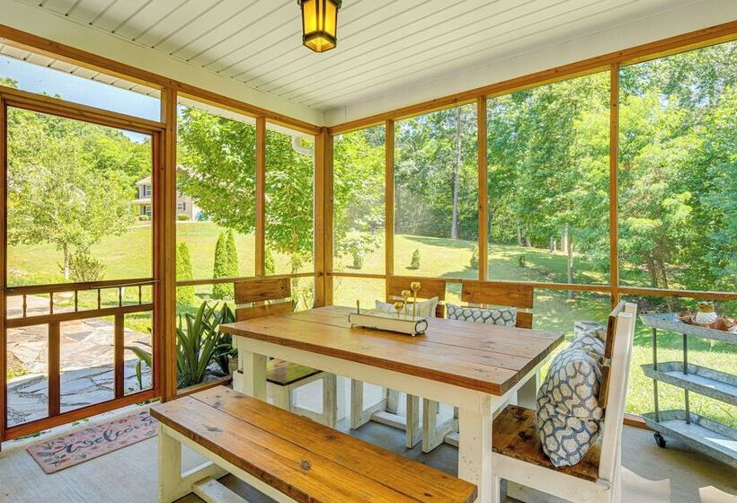 Candler Home W/ Porch & Backyard: Near Asheville!