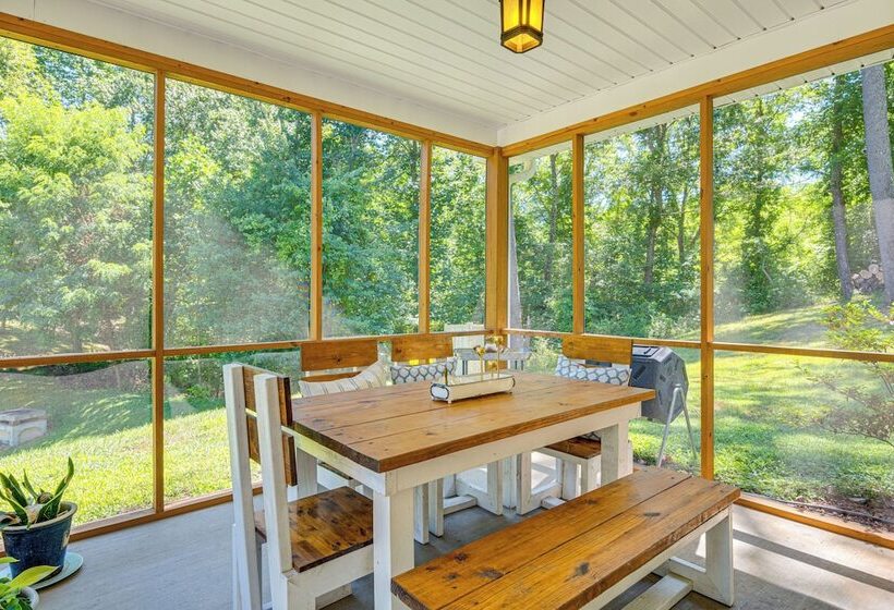 Candler Home W/ Porch & Backyard: Near Asheville!