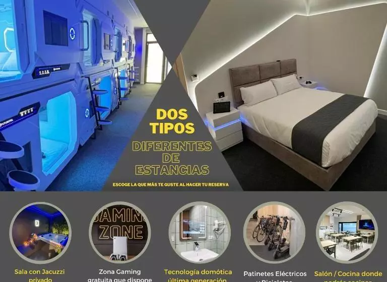 Kapselihotelli Futurotel Sevilla