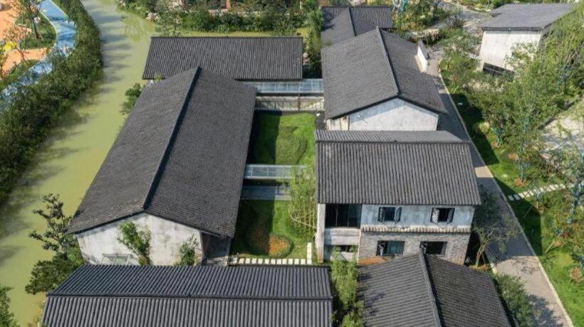 בית מלון כפרי Wuyuan Wunvzhou Wuxiandao Luxury