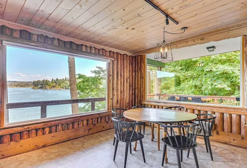 Waterfront Vashon Island Home, Beach Access & View