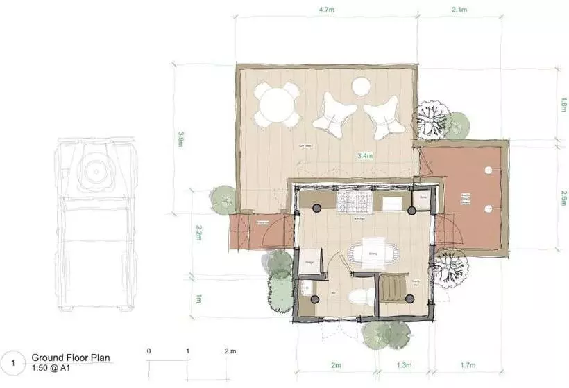 هتل The Watch Tower 360  Bed View Shower Understars
