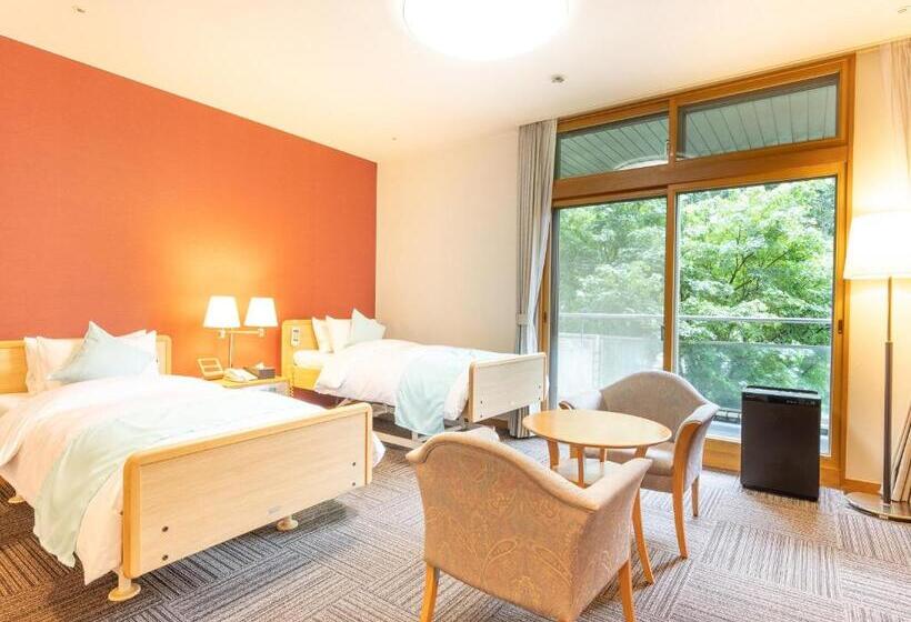 בית מלון כפרי Livemax Resort Upopoi Shiraoi Onsen