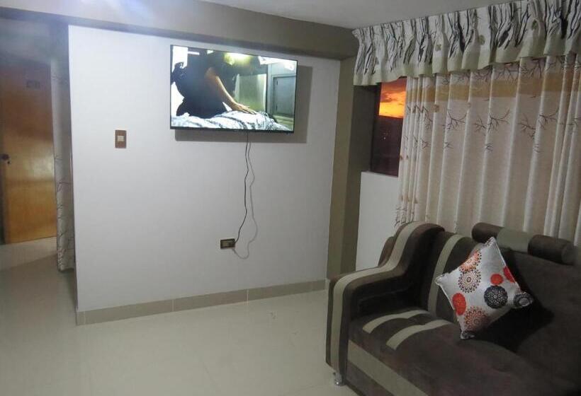 Departamento Hospedaje El Rinconcito Ii 100m2, 3hab, 4baños, Sala, Comedor, Cocina