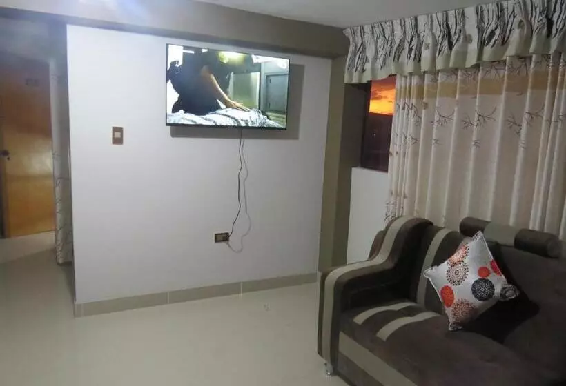 Departamento Hospedaje El Rinconcito Ii 100m2, 3hab, 4baños, Sala, Comedor, Cocina