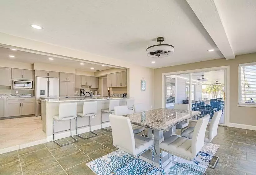 Boat Dock & Pool: Bayfront Crystal River Home