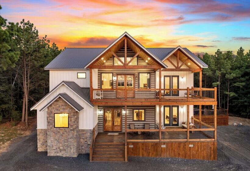 Elegant Broken Bow Gem W/ Private Pool & Game Room