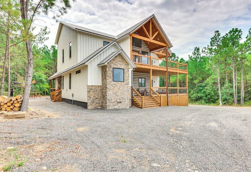 Elegant Broken Bow Gem W/ Private Pool & Game Room