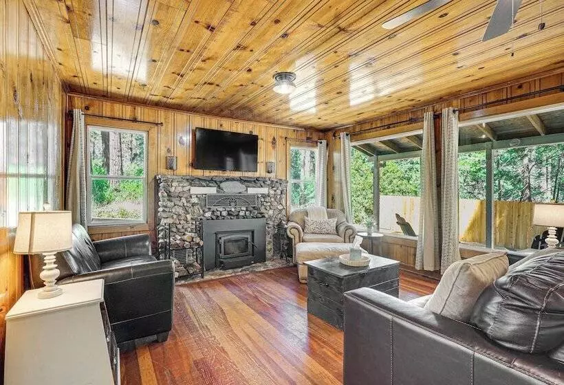 Walk To Winery: Cozy Cabin W/ Fire Pit In Murphys