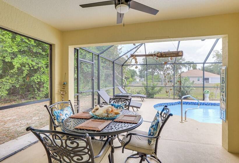 North Port Home W/ Lanai & Pool   8 Mi To Beach!