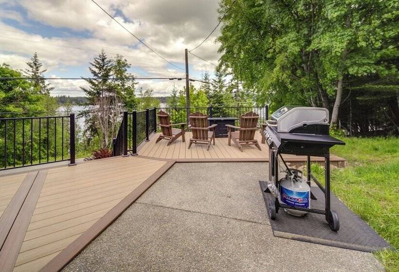 Tree Lined Hayden Home W/ Hot Tub & Lake Views!