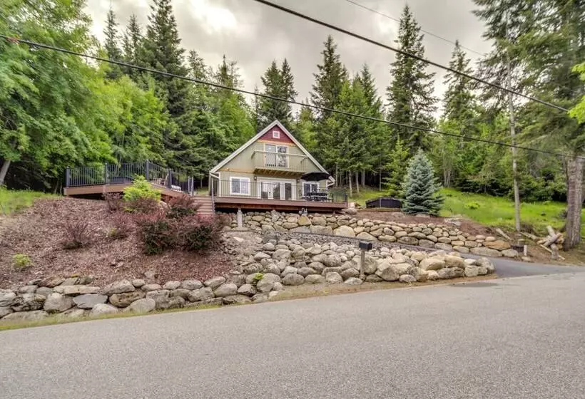 Tree Lined Hayden Home W/ Hot Tub & Lake Views!