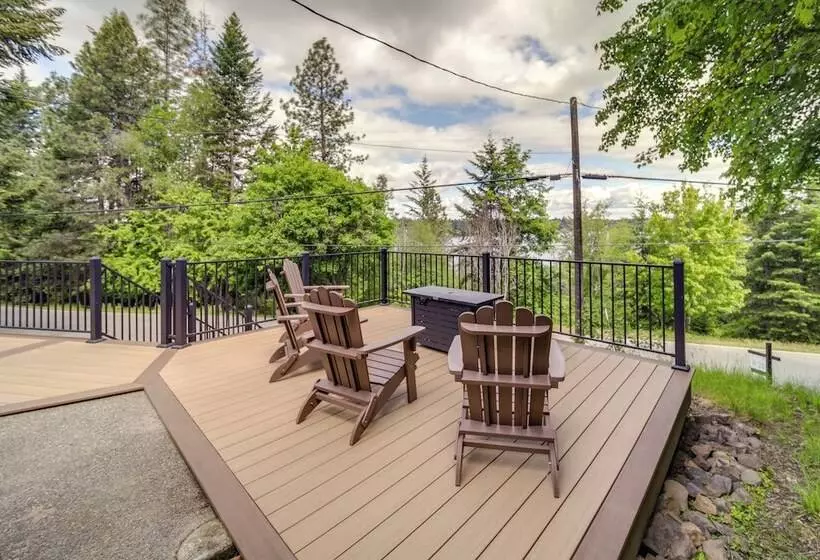 Tree Lined Hayden Home W/ Hot Tub & Lake Views!