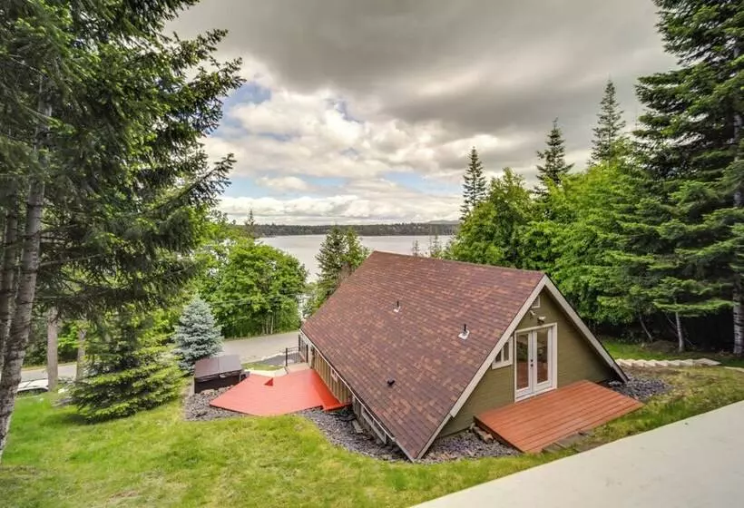 Tree Lined Hayden Home W/ Hot Tub & Lake Views!