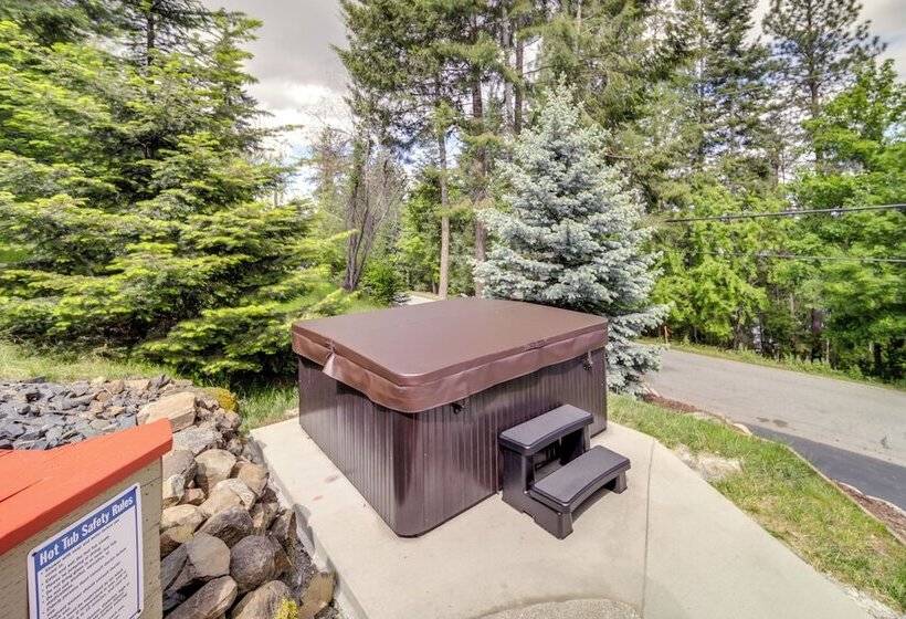 Tree Lined Hayden Home W/ Hot Tub & Lake Views!