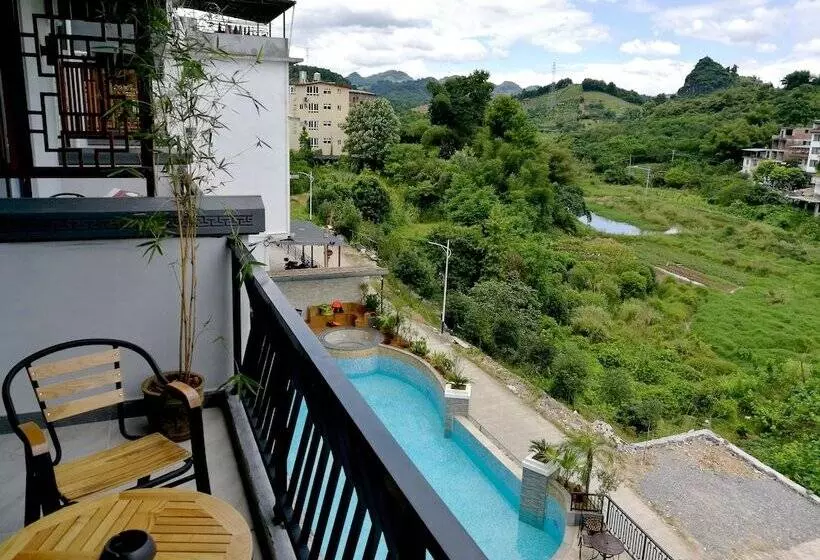 ホテル The Bamboo Leaf Yangshuo