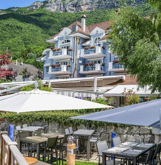 호텔 Hôtel Restaurant Yoann Conte Bord Du Lac