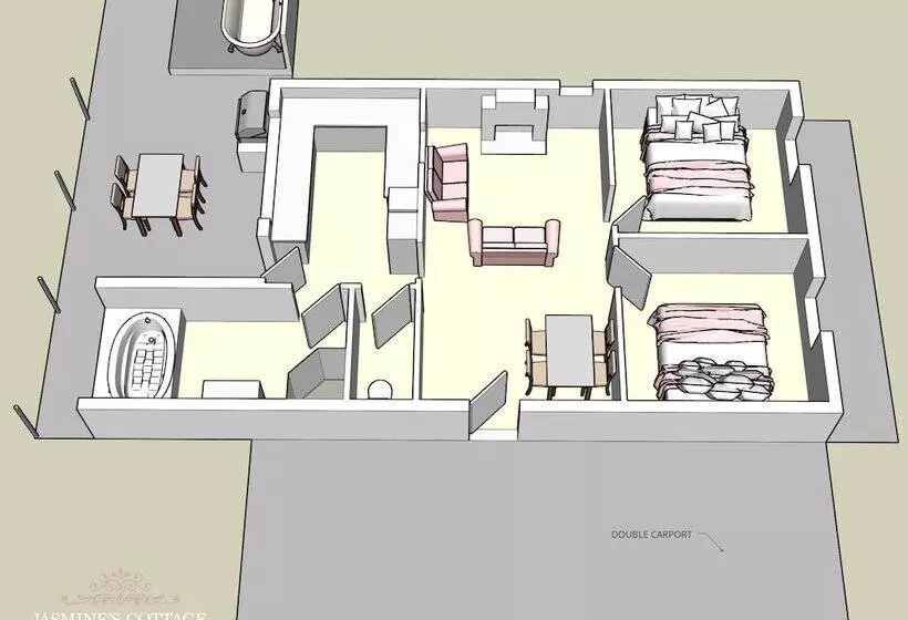 Aamiaismajoitus (B&B) Jasmine S Cottage