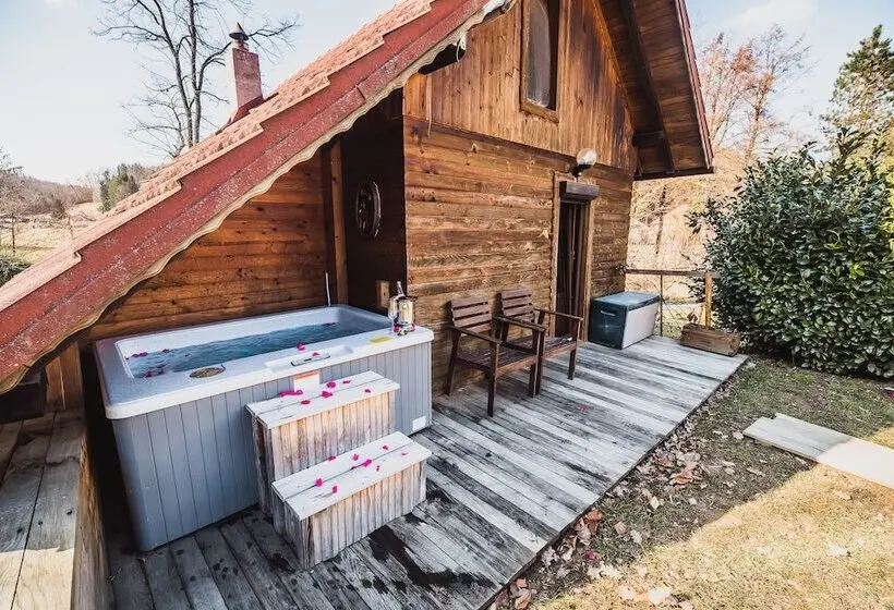 Wooden Cabin žurej With Hot Tub