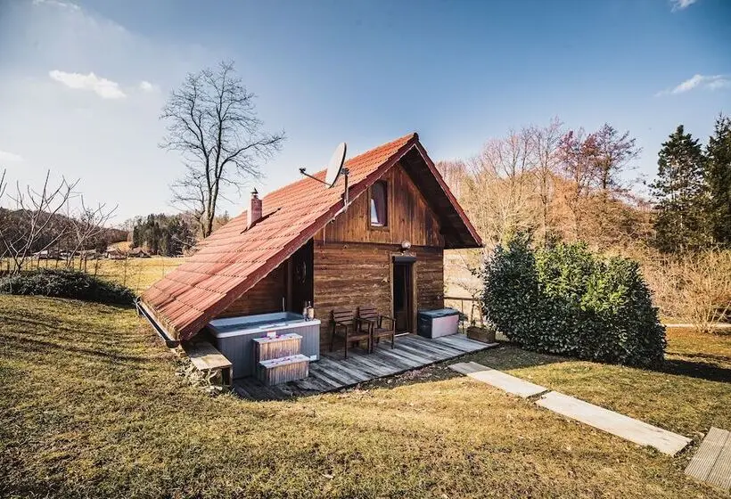 Wooden Cabin žurej With Hot Tub