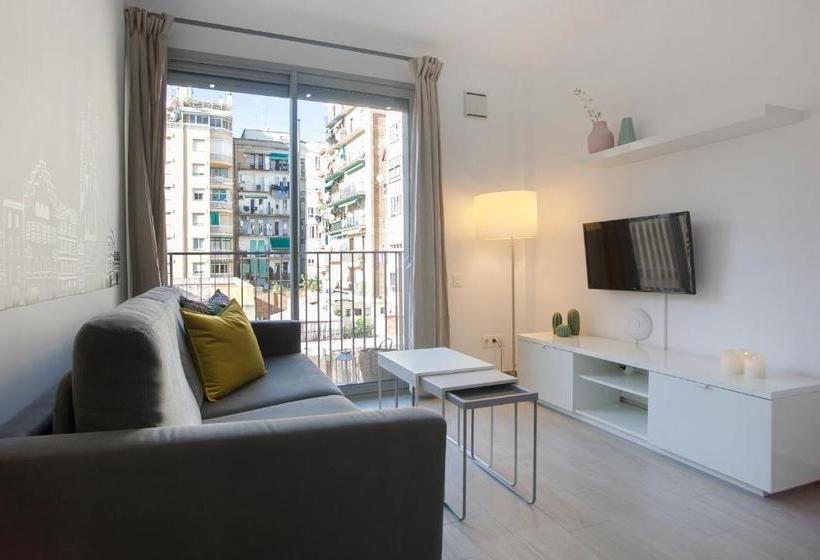 Отель Bbarcelona Apartments Gaudi Flats
