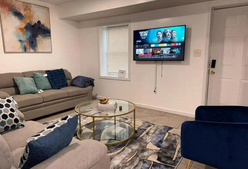 پانسیون Cosy Bedroom 6 Minutes To Ewr Prudential Hotels Pen Station