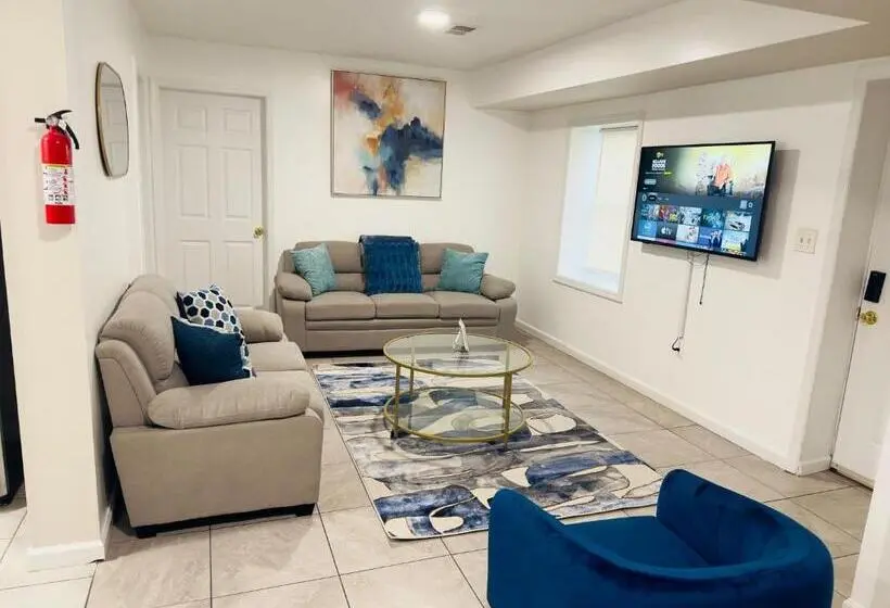 پانسیون Cosy Bedroom 6 Minutes To Ewr Prudential Hotels Pen Station