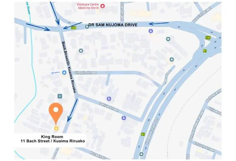 پانسیون King Room, En Suite, Near City Centre Windhoek